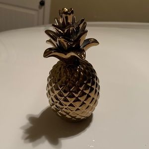 Gold colored pineapple